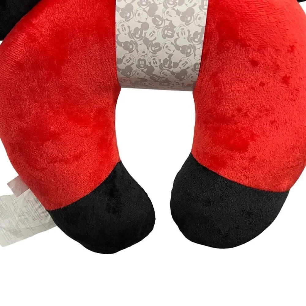 Disney Parks Mickey Mouse‎ LETS GO Travel Neck Pillow Adult Mickey Ears Vacation